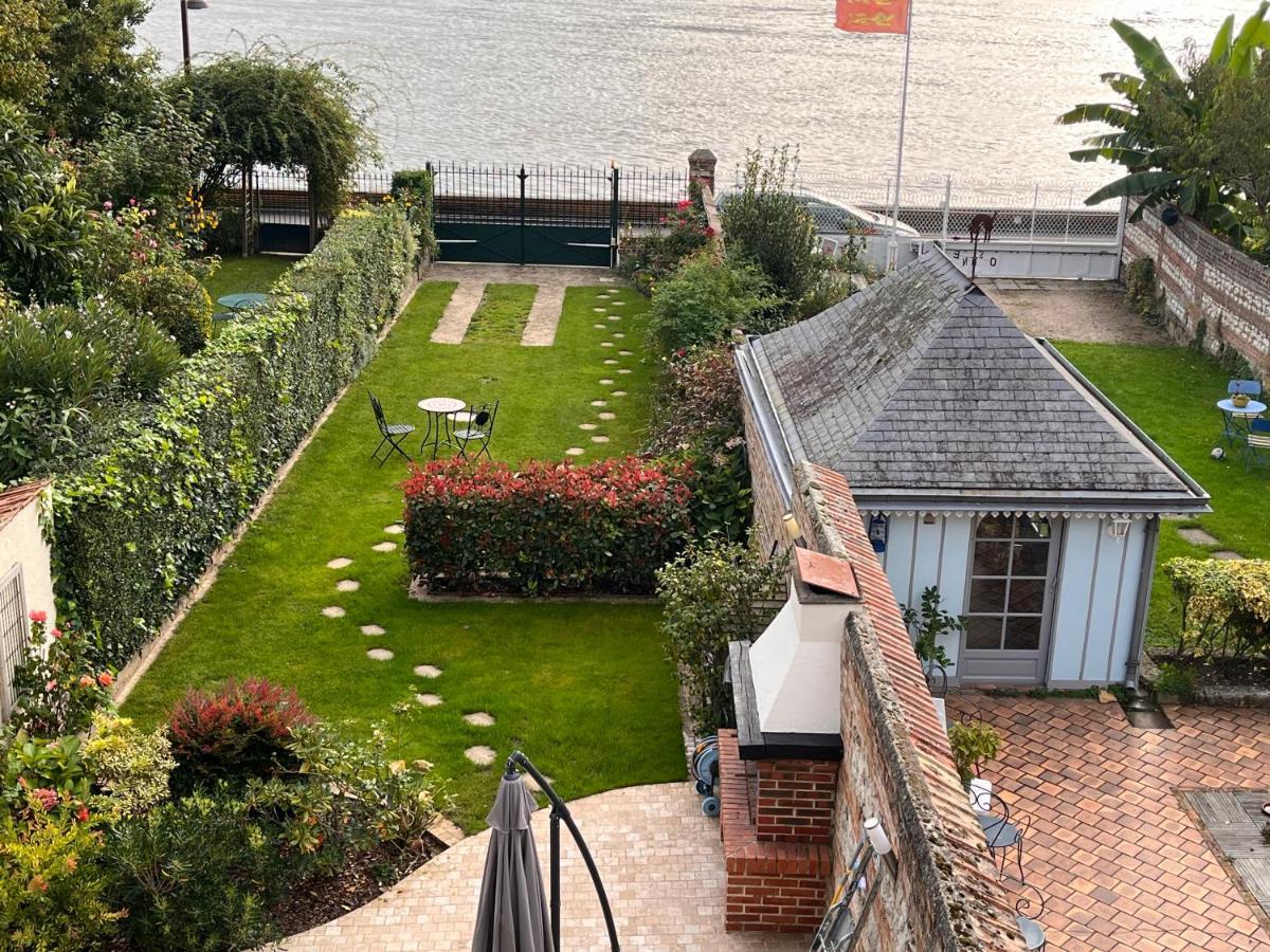 Gite La Fleur De Seine Villequier Exteriör bild